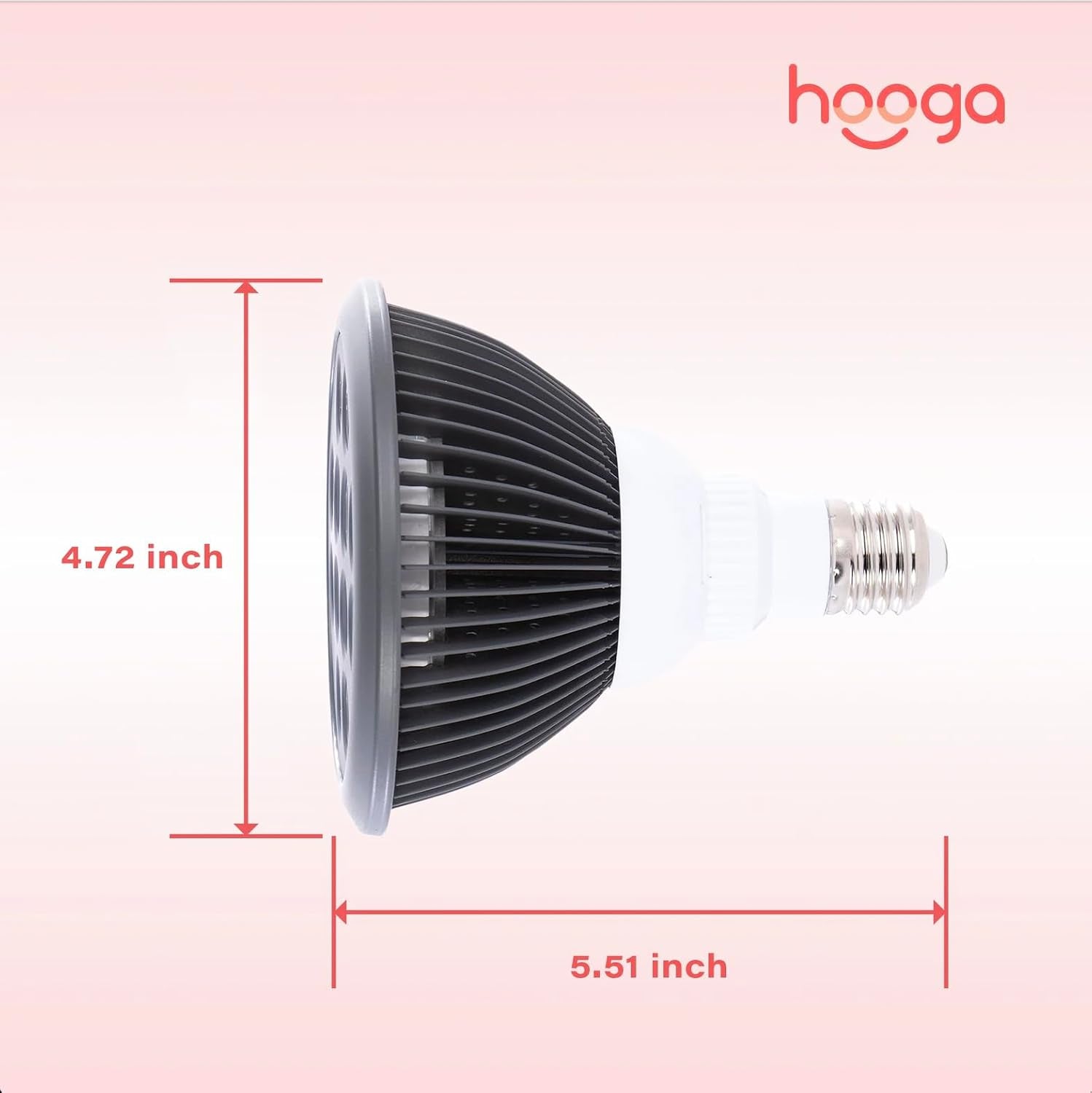 Red Light Therapy, 660Nm 850Nm, 12 Dual Chip Leds, Portable and Targeted High Irradiance for Skin, Pain Relief, Anti-Aging, Muscle Recovery, Sleep - Power Cord & Base Included, HG24