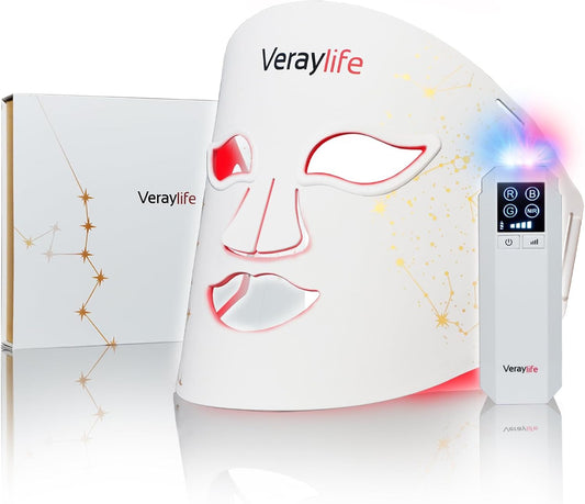 Red Light Therapy Mask | 7 Colors & 8 Modes | 432 Beads Pro LEDs