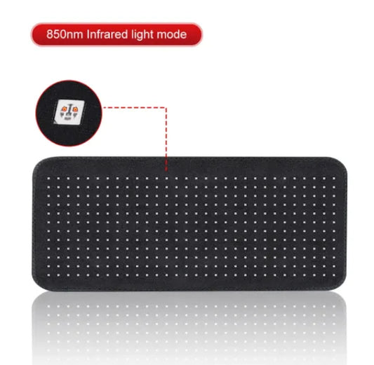 360 LED Red Infrared Light Therapy Mat for Body , Red Light Therapy Blanket 660Nm 850Nm Full Body Pad for Pain Relief