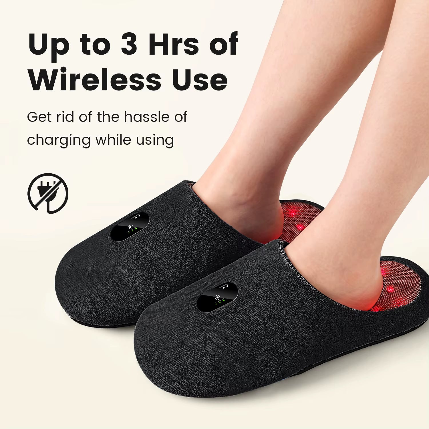 Rechargeable Red Light Therapy for Feet Therapy Device at Home 460Nm & 660Nm & 850Nm with Pulsetreat Inflammation Itchiness