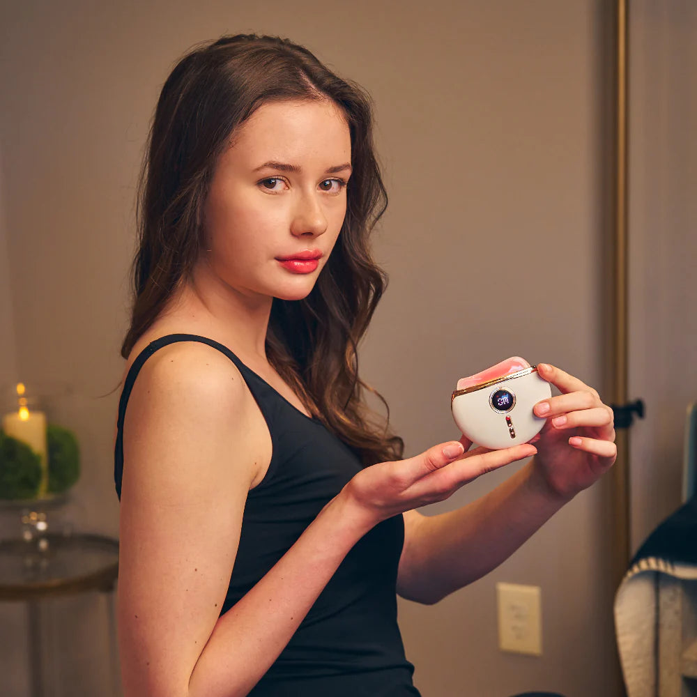 Gua Sha Red Light Therapy Face Sculpting Massager