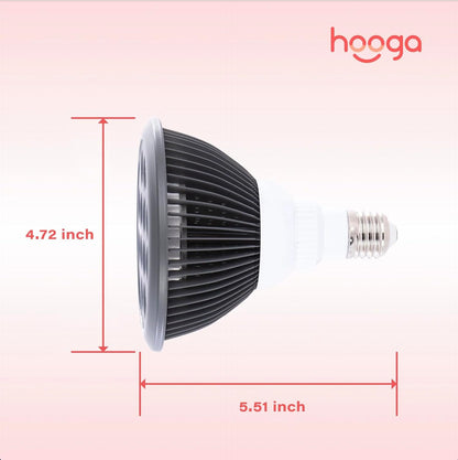 Red Light Therapy, 660Nm 850Nm, 12 Dual Chip Leds, Portable and Targeted High Irradiance for Skin, Pain Relief, Anti-Aging, Muscle Recovery, Sleep - Power Cord & Base Included, HG24