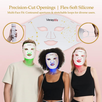Red Light Therapy Mask | 7 Colors & 8 Modes | 432 Beads Pro LEDs