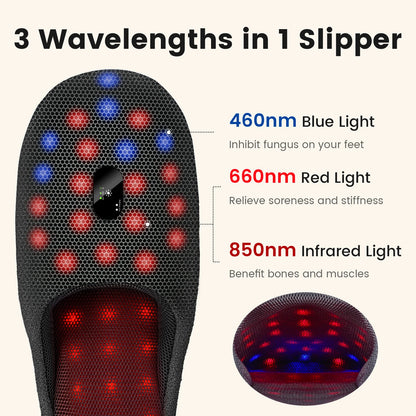 Rechargeable Red Light Therapy for Feet Therapy Device at Home 460Nm & 660Nm & 850Nm with Pulsetreat Inflammation Itchiness