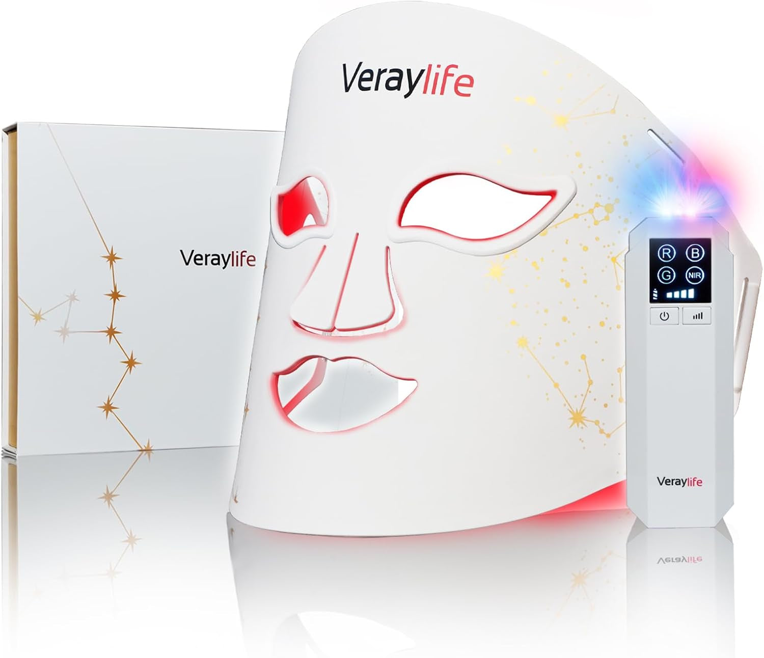 Red Light Therapy Mask | 7 Colors & 8 Modes | 432 Beads Pro LEDs
