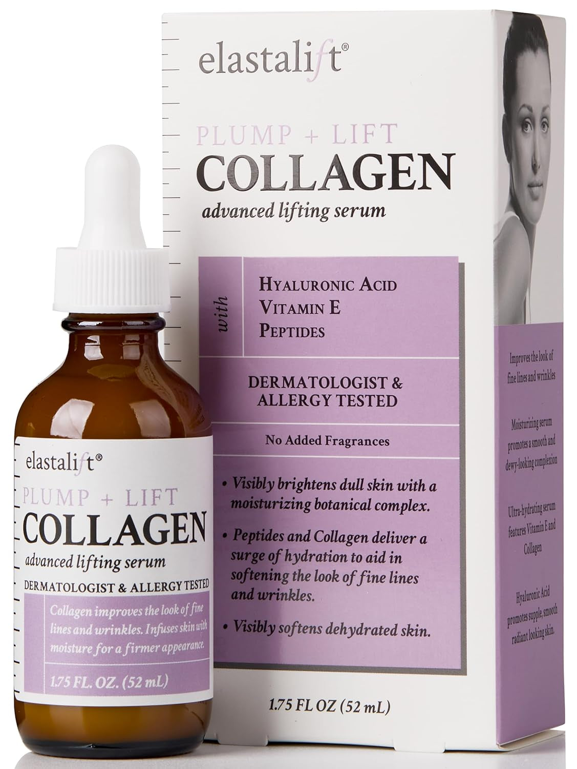 Collagen Serum for Face | Collagen Face Serum for Skin Tightening Helps Lift, Plump, & Firm Sagging Skin | Serums for Skin Care | anti Wrinkle Boost, Fragrance Free, 1.75 Fl Oz